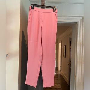 J.Crew Factory Drapey Pull On Ankle Pants, size 0, blush pink, New With Tags